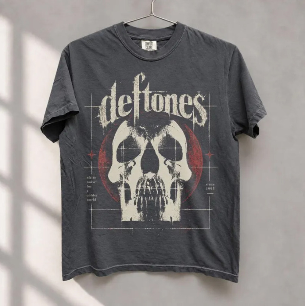 Vintage Deftones T-Shirt, 90s Rock Band Tee, Retro Alternative Metal Unisex Tee